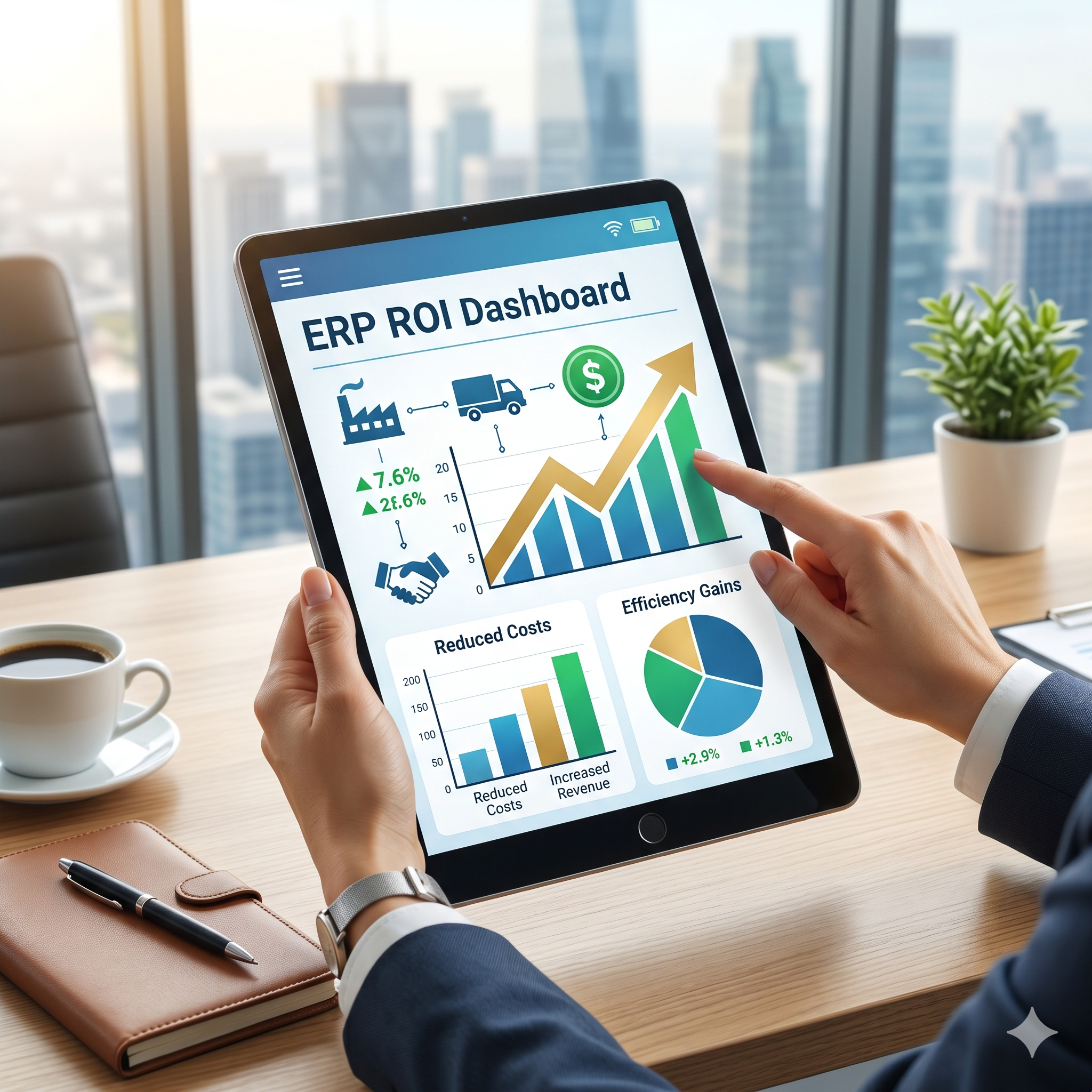 العائد على الاستثمار لنظام ERP