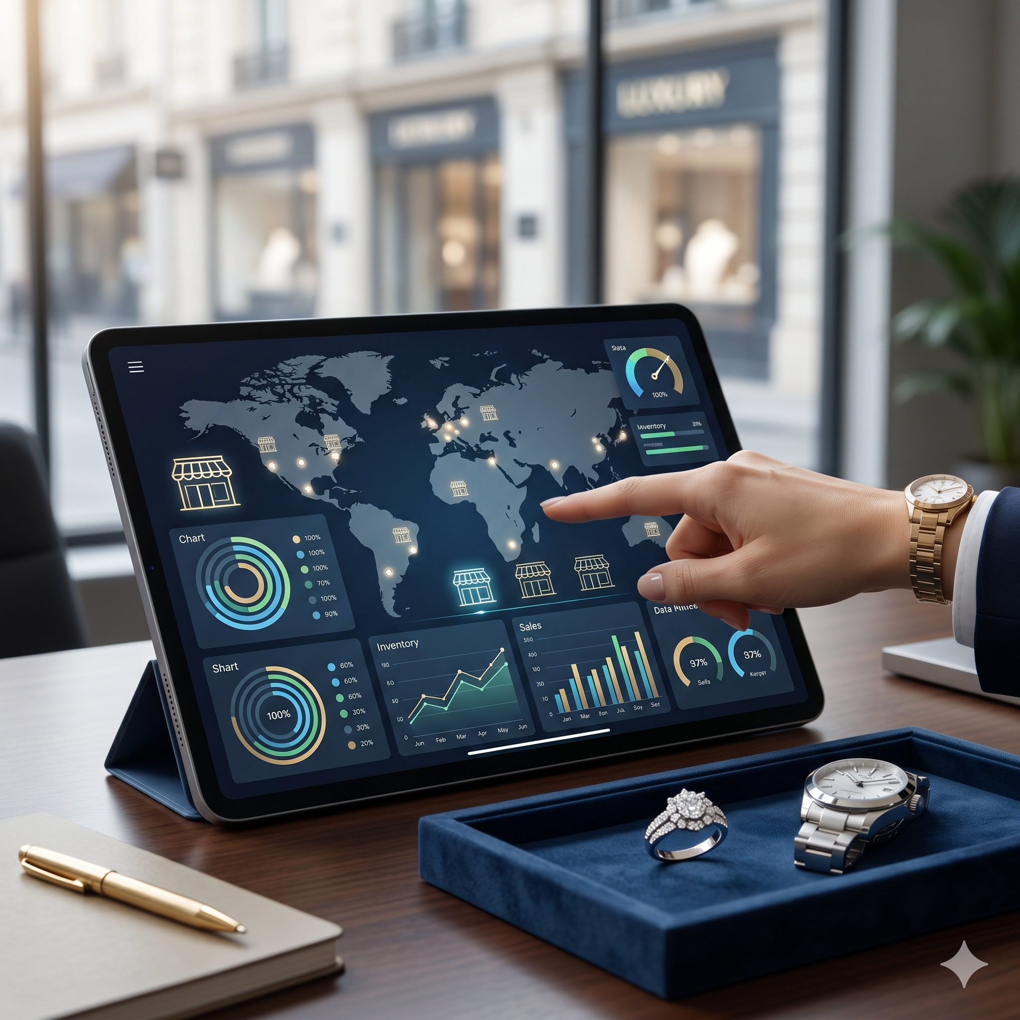 إدارة فروع المجوهرات
