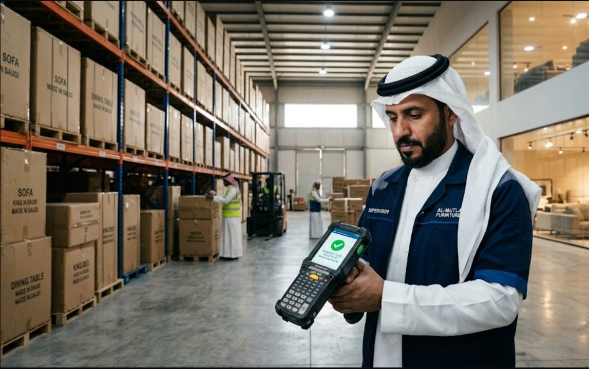 ربط المعرض بالمستودع